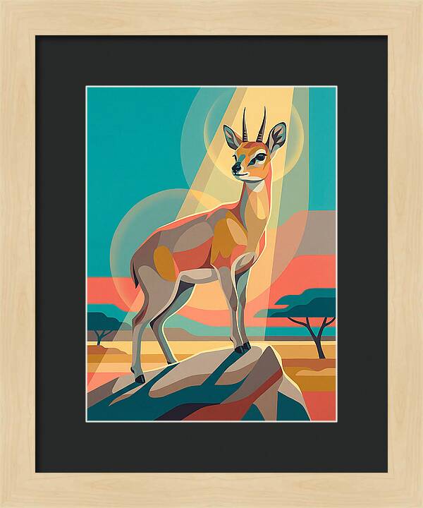 Klipspringer Standing Proud