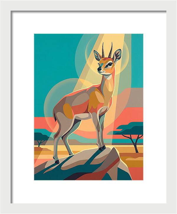 Klipspringer Standing Proud