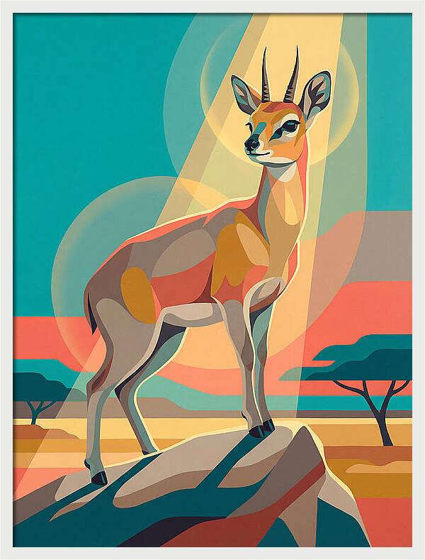 Klipspringer Standing Proud