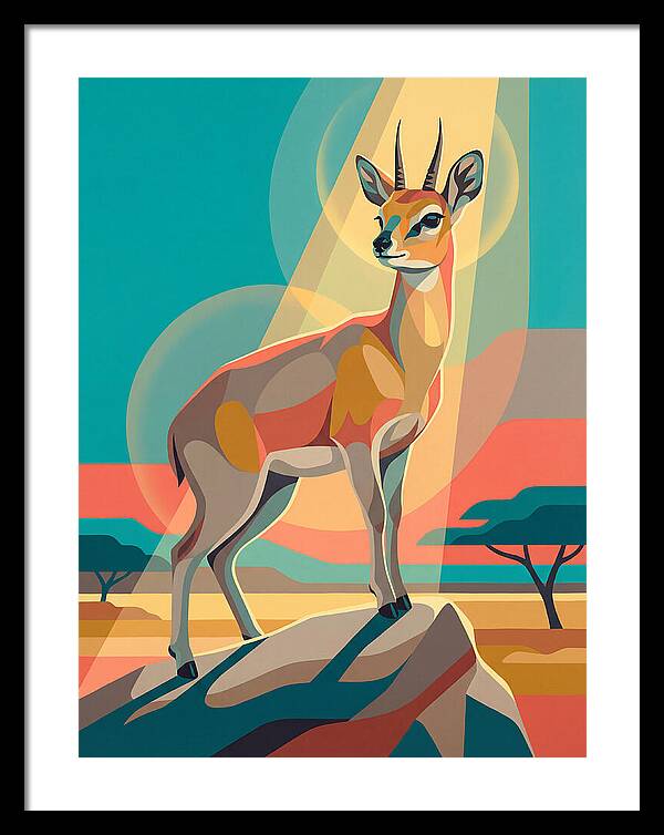 Klipspringer Standing Proud