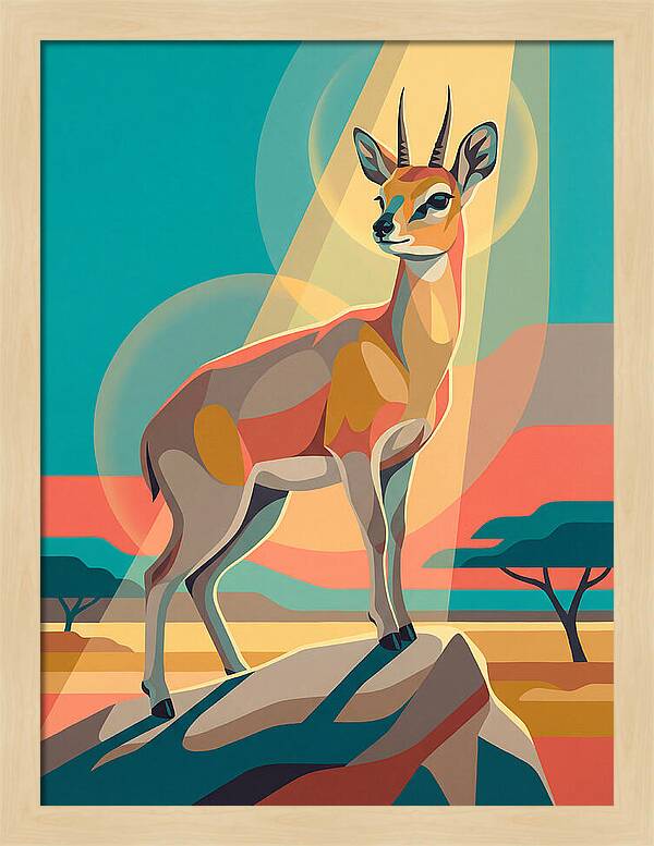 Klipspringer Standing Proud