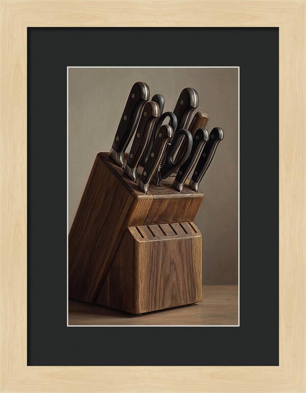 Knife Block Elegance