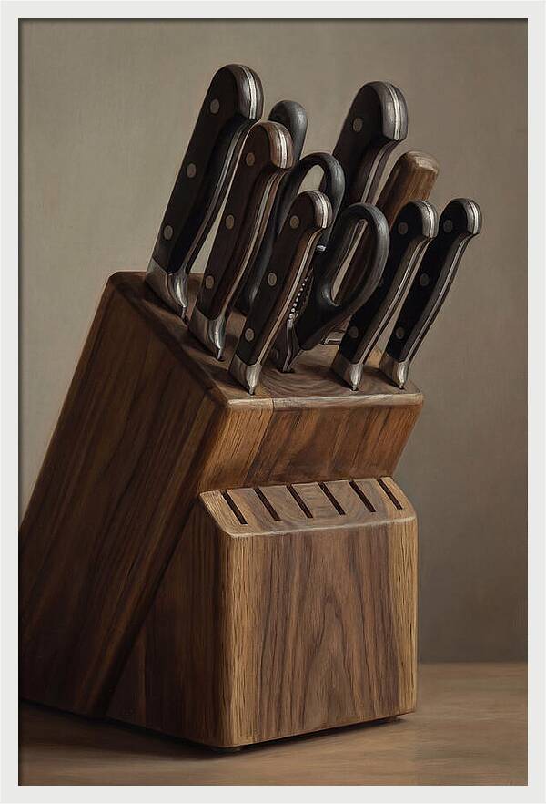 Knife Block Elegance