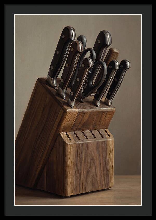 Knife Block Elegance