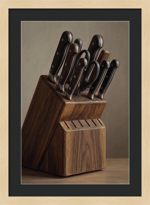 Knife Block Elegance