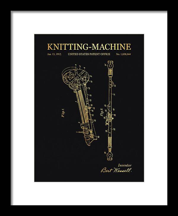 Knitting Machine Gold Patent Us1038044