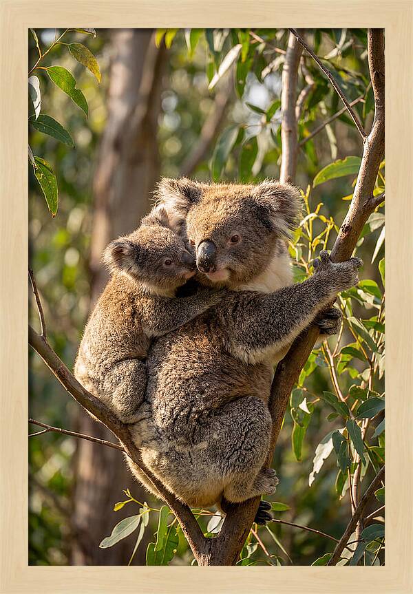 Koala Family In Harmony
