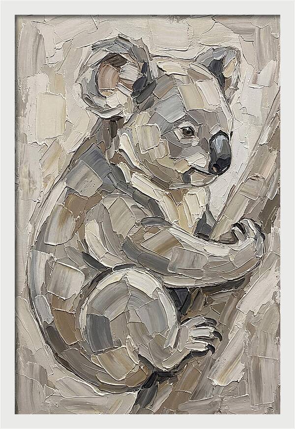 Koala In Earthy Tones