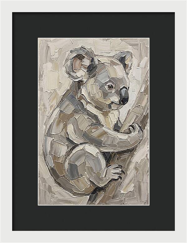 Koala In Earthy Tones