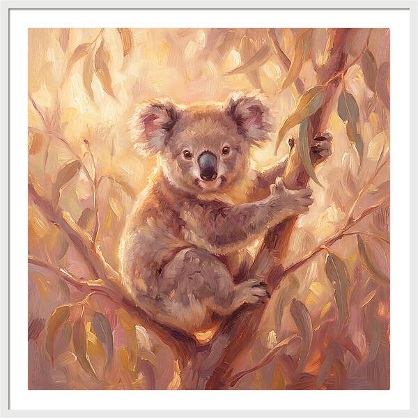 Koala In Eucalyptus