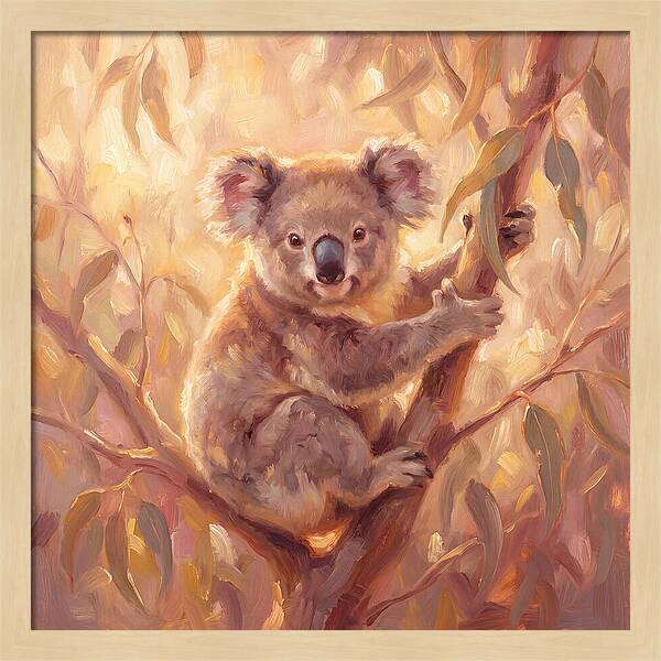 Koala In Eucalyptus