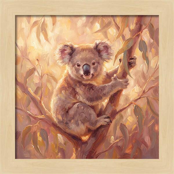 Koala In Eucalyptus