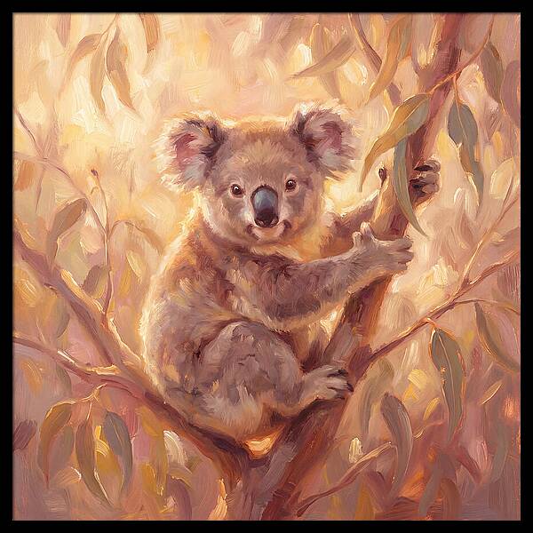 Koala In Eucalyptus