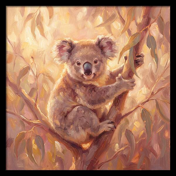 Koala In Eucalyptus