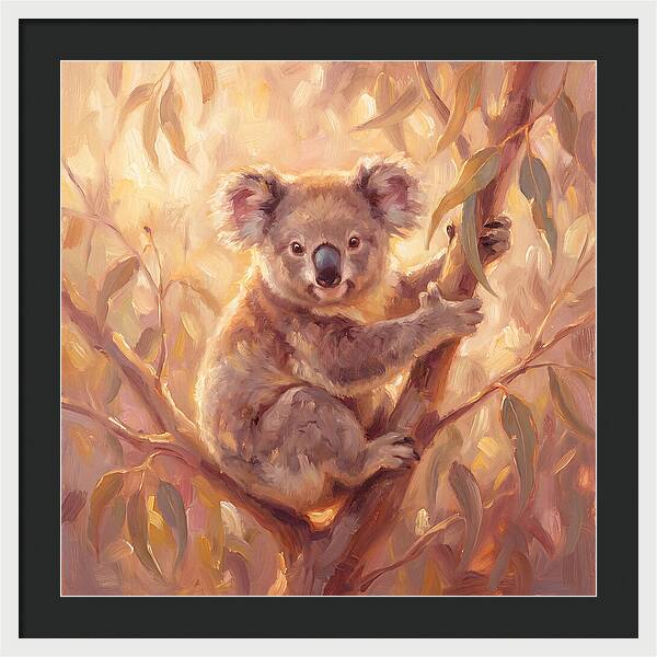 Koala In Eucalyptus
