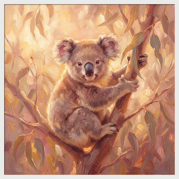 Koala In Eucalyptus