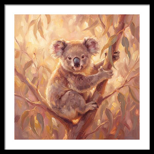 Koala In Eucalyptus