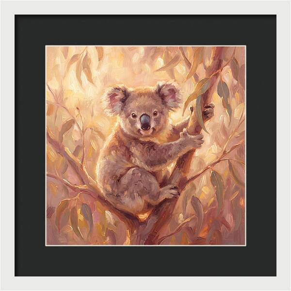 Koala In Eucalyptus