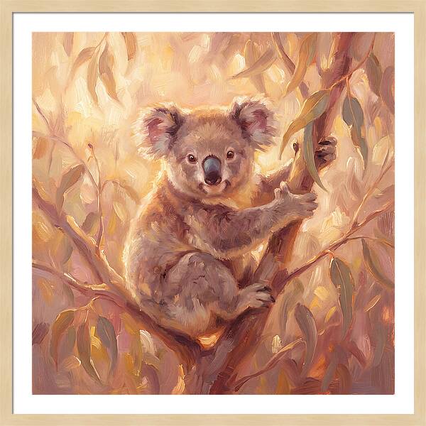 Koala In Eucalyptus