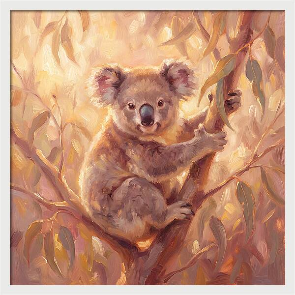 Koala In Eucalyptus