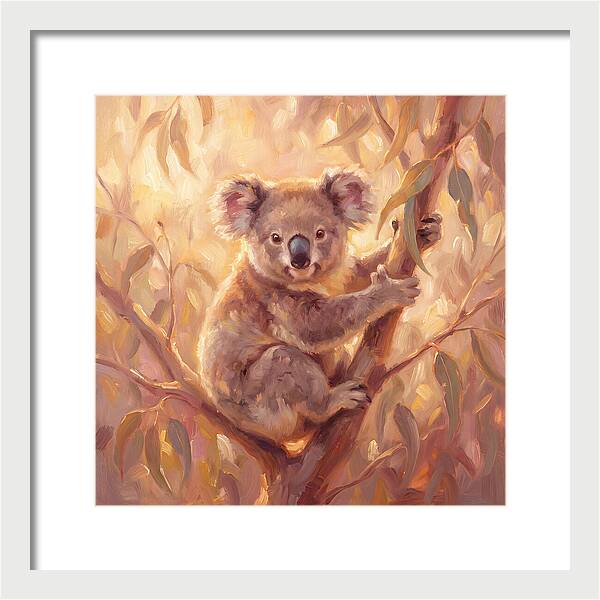 Koala In Eucalyptus
