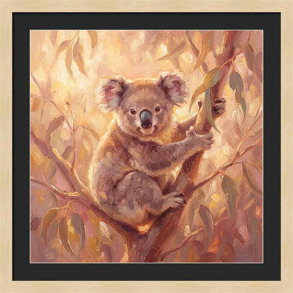 Koala In Eucalyptus