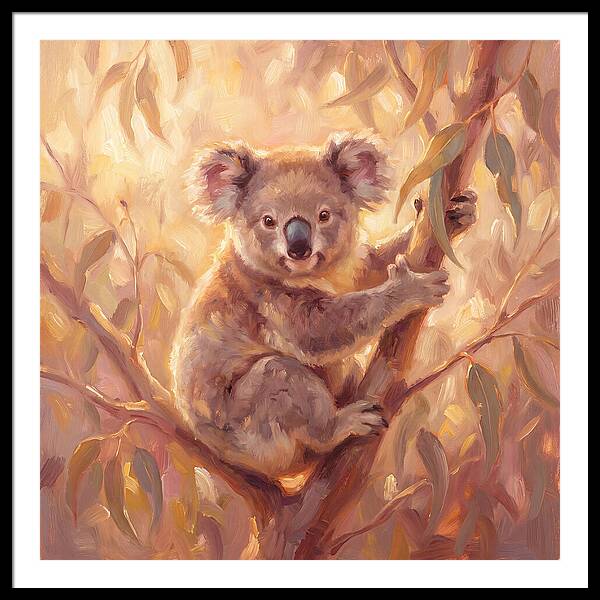 Koala In Eucalyptus