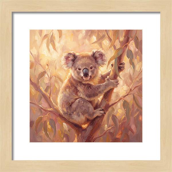 Koala In Eucalyptus