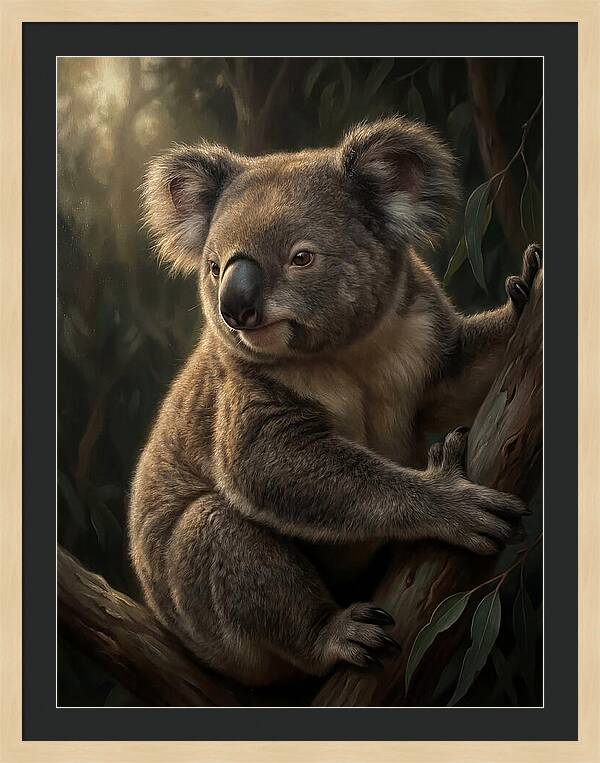 Koala In Natural Habitat