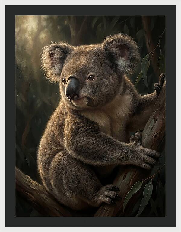 Koala In Natural Habitat