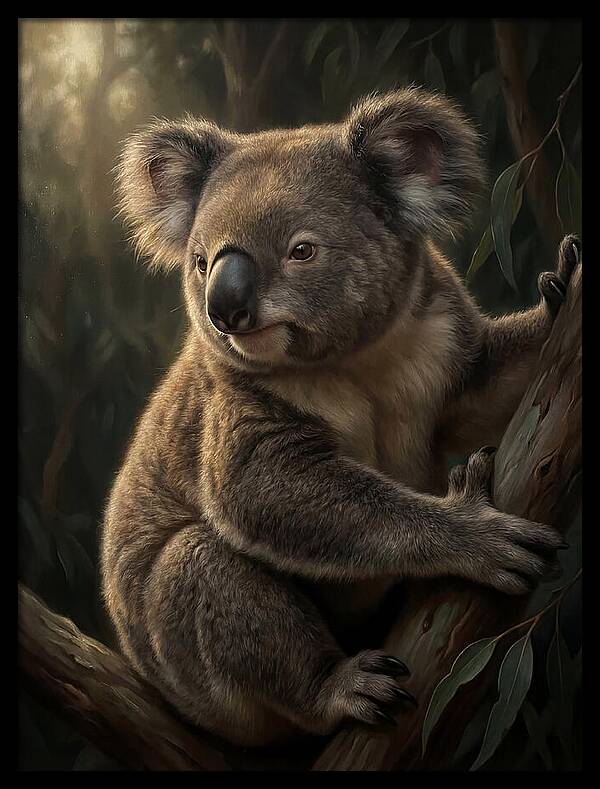 Koala In Natural Habitat