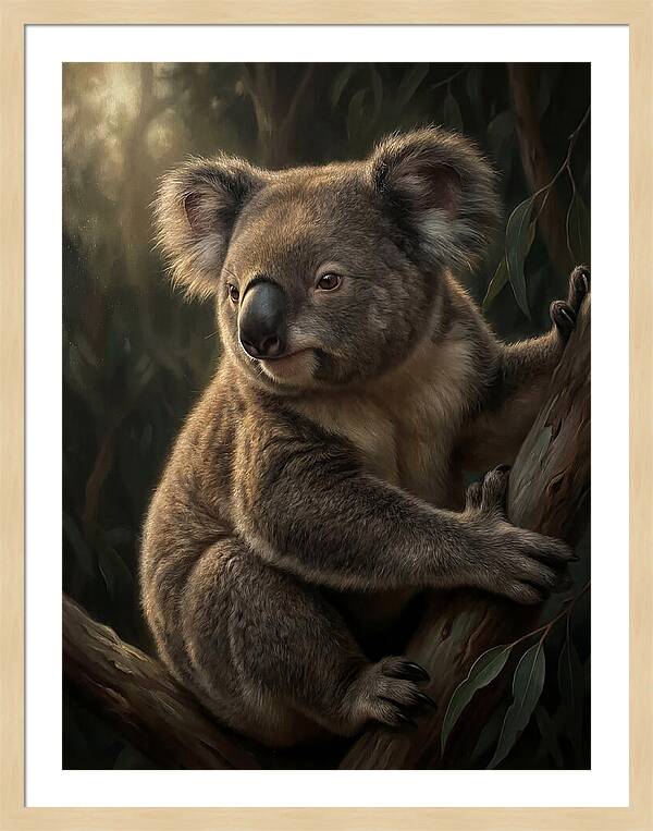Koala In Natural Habitat