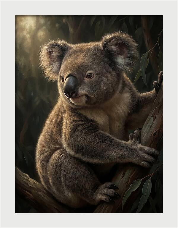 Koala In Natural Habitat