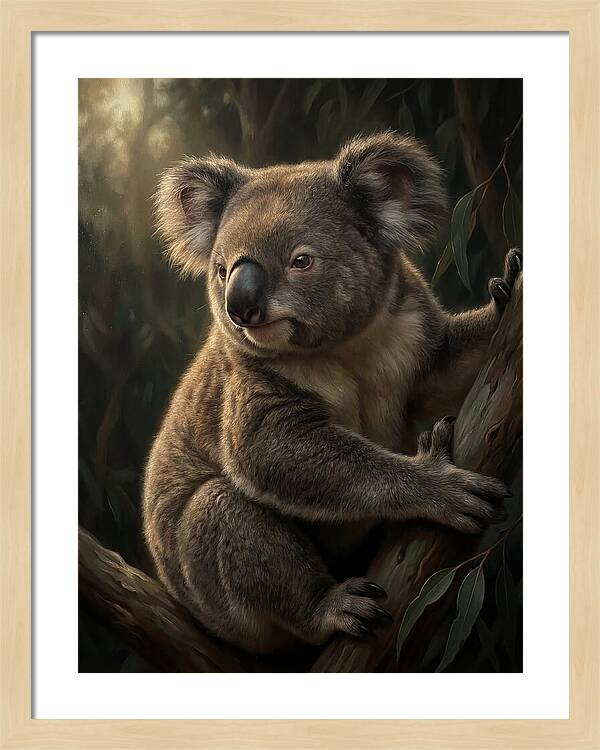 Koala In Natural Habitat