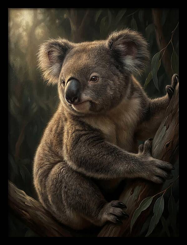 Koala In Natural Habitat