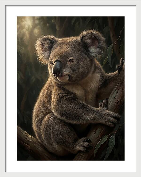 Koala In Natural Habitat