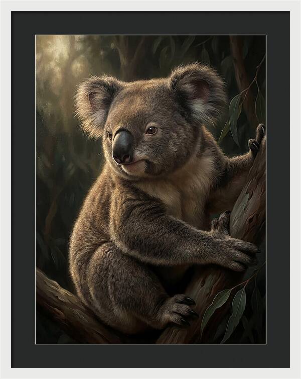 Koala In Natural Habitat