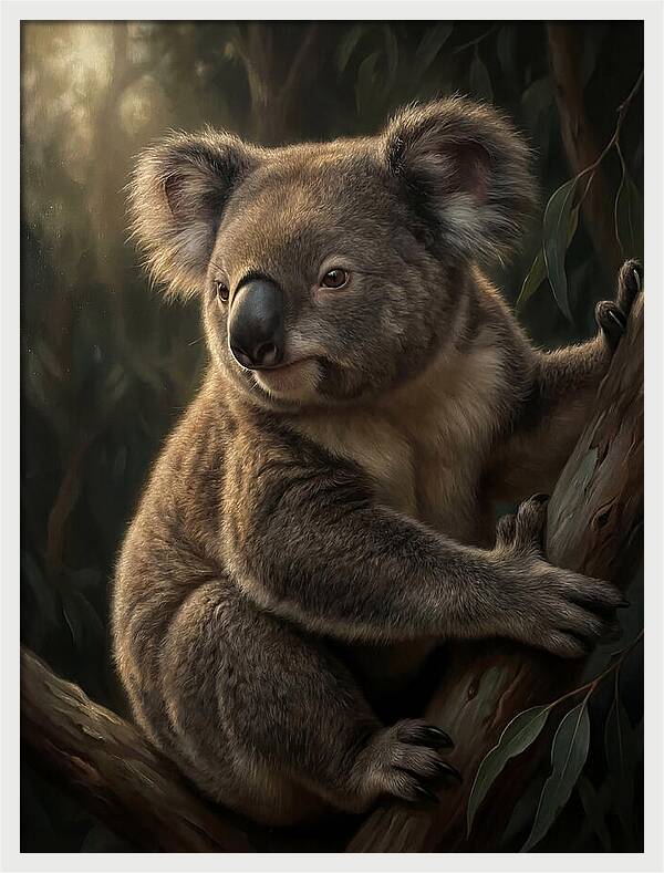 Koala In Natural Habitat