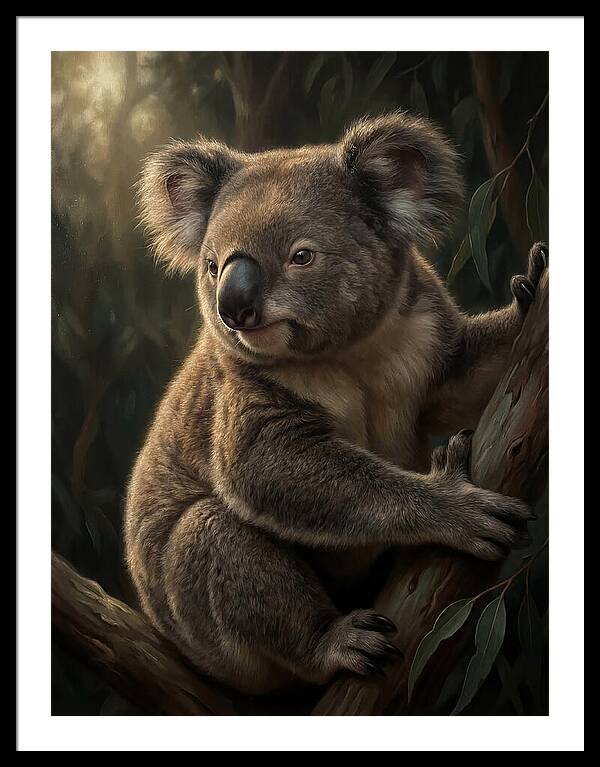 Koala In Natural Habitat