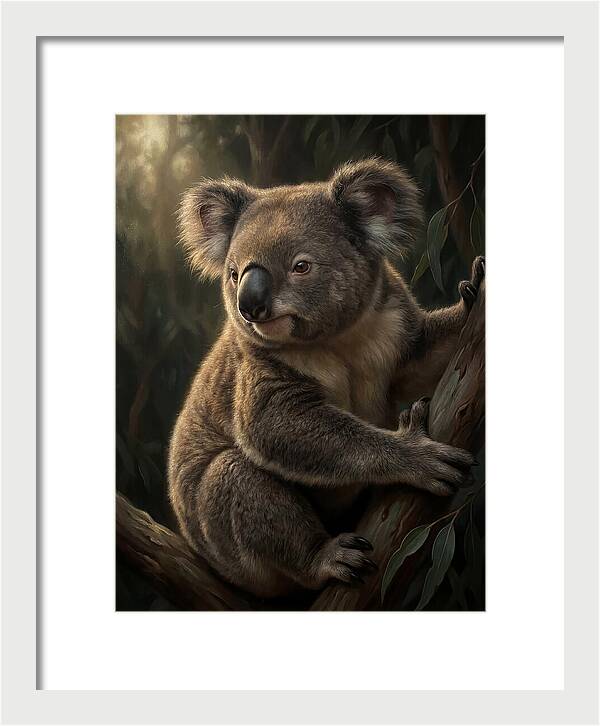 Koala In Natural Habitat
