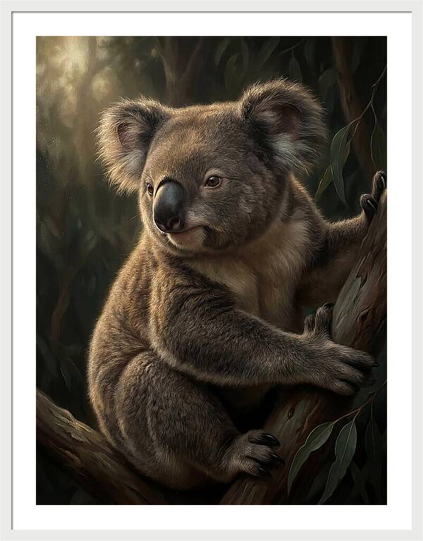 Koala In Natural Habitat