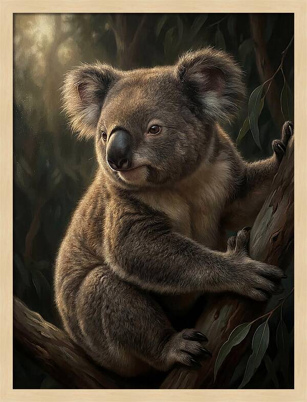 Koala In Natural Habitat