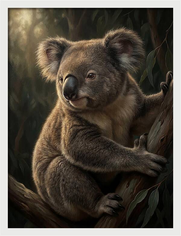 Koala In Natural Habitat