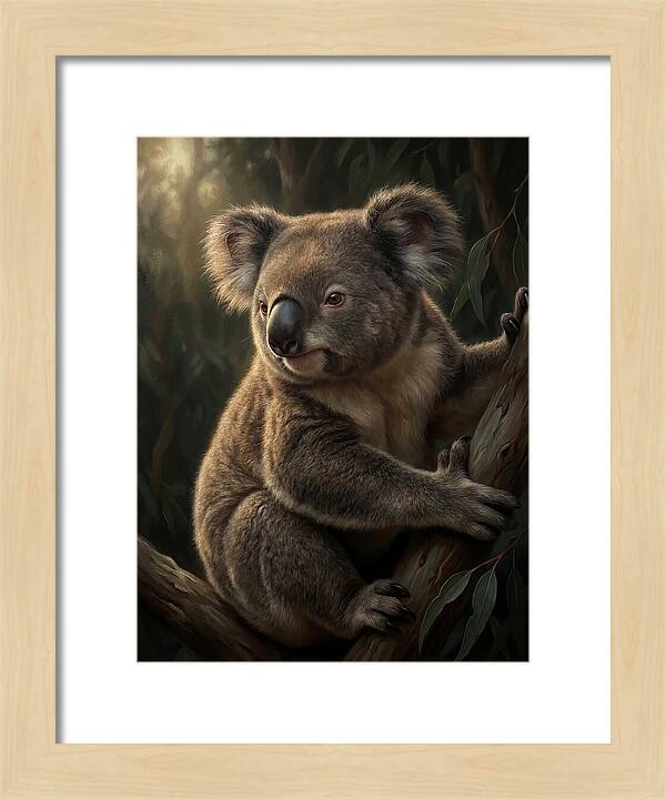Koala In Natural Habitat
