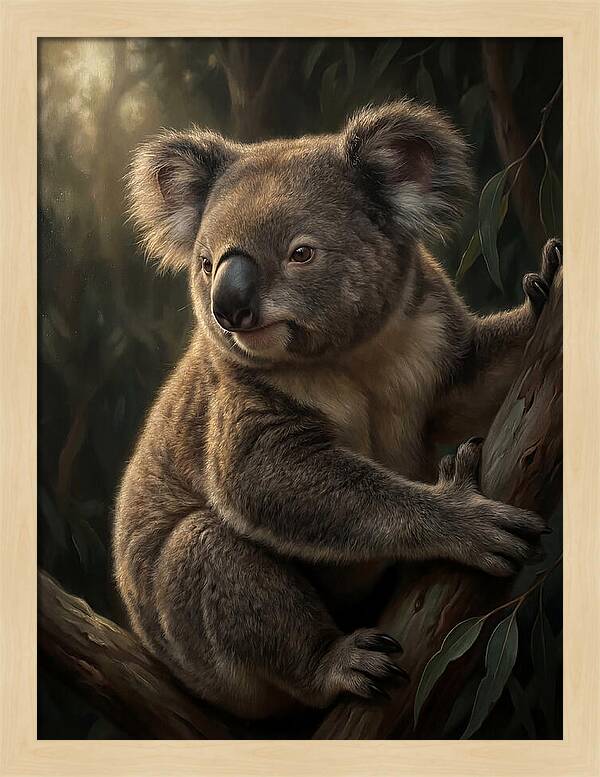 Koala In Natural Habitat