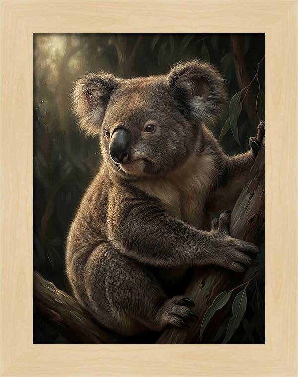 Koala In Natural Habitat