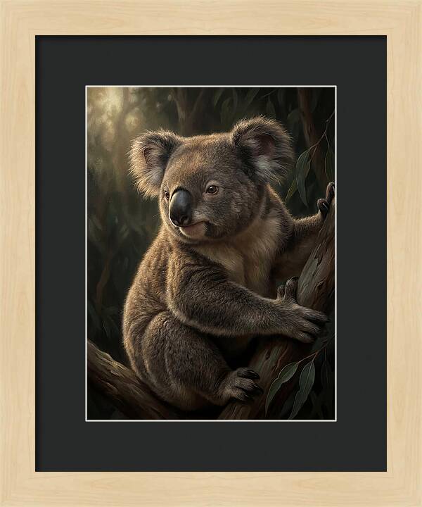 Koala In Natural Habitat