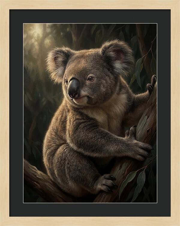 Koala In Natural Habitat