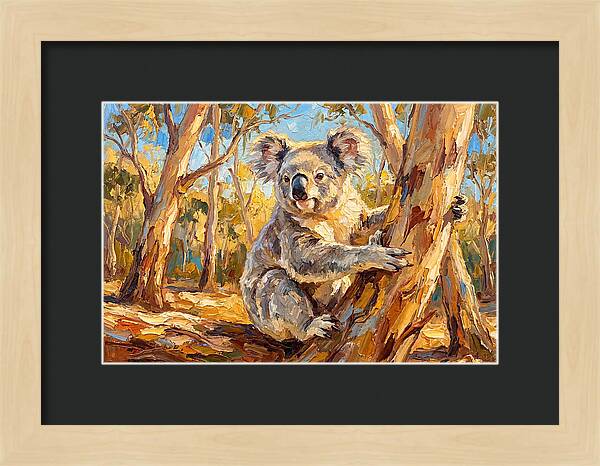 Koala In The Trees