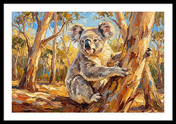 Koala In The Trees